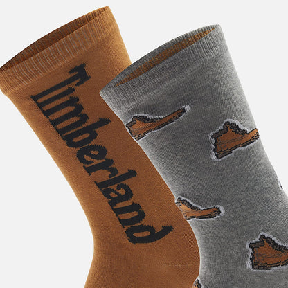 Hampshire 2-Pack Print Crew Sock
