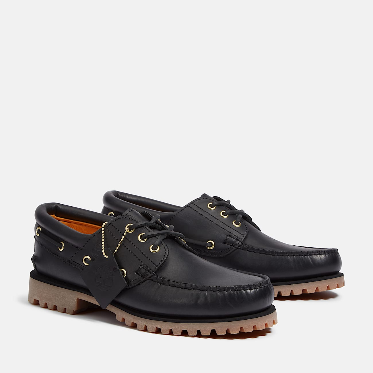 Men's TIMB Authentic 3-Eye Lug Handsewn Boat Shoe
