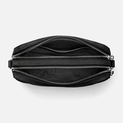 Pebbled Leather Camera Bag