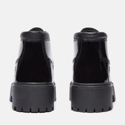 Women's Patent Leather Stone Street Platform Chukka
